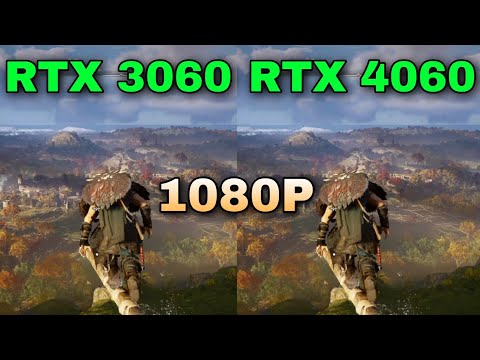 RTX 4060 VS RTX 3060 Laptop Gaming Test !! 8 Games Tested  at 1080P !!