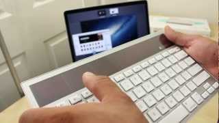 Video thumbnail for Logitech Wireless Solar Keyboard K760 by LooneytekTv