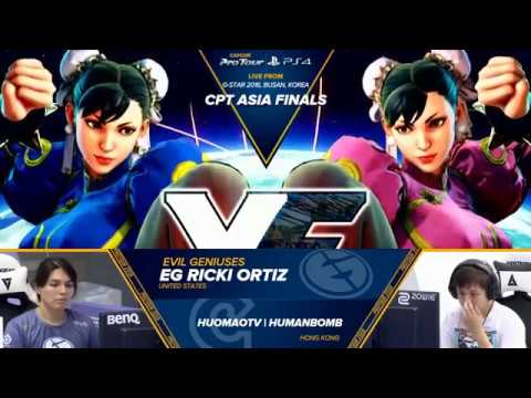 Ricki Ortiz (Chun-Li) vs Humanbomb (Chun-Li) - Asia Regional Finals 2016