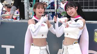 2024 SUPER GT Rd.4 FUJI #04 荒井つかさ 朝野姫羅  美桜(MIO) 相沢菜月 レーシングミクサポーターズ 決勝日ピットウォーク レースクイーン 4K