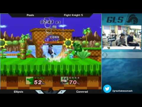 Fight Knight V Project M Pools - Ellipsis (Game & Watch) vs. Connrad (Lucario)