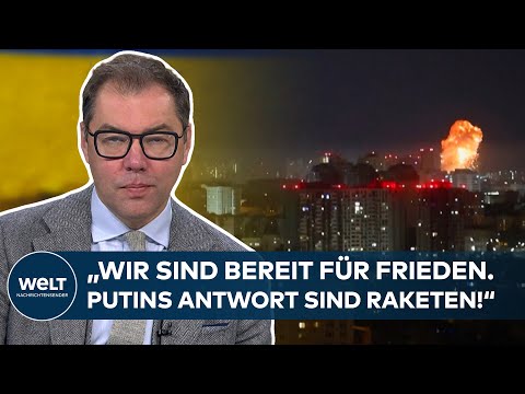 UKRAINE BOTSCHAFTER: „Wir sind bereit für Frieden. Putins Antwort sind Raketen und Drohnen“
