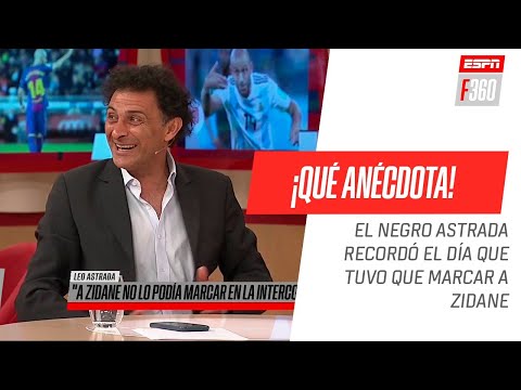 ¡Brillante anécdota! El día que el "Negro" #Astrada tuvo que marcar a #Zidane
