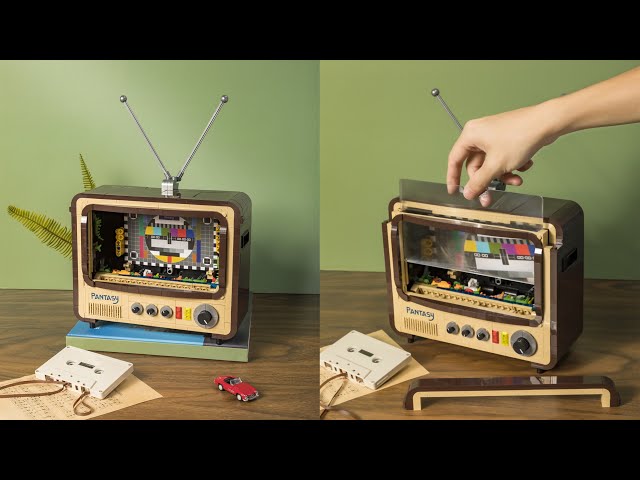 Vídeo relacionado con BRICKKK PANTASY - Juego de construcción de computadora para adultos: kit de construcción para adultos, bloques de construcción de modelos de pantalla retro coleccionables, pasatiempos creativos, idea