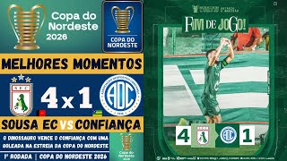 Sousa vs Confiança | Melhores Momentos | 1ª Rodada | Copa do Nordeste 2026