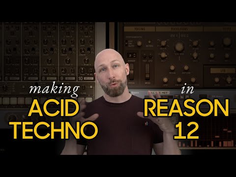 Acid techno in Reason 12 (a safari into CRUNCH)