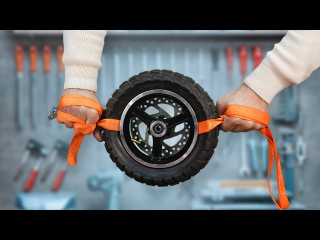 Как Вставить Камеру В Колесо Скутера