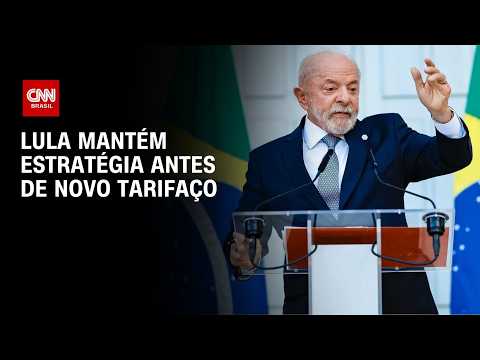 Lula reúne equipe e decide manter estratégia às vésperas de novo tarifaço | CNN PRIME TIME