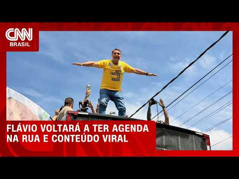 Flávio decide intensificar agenda de rua e conteúdo digital | BASTIDORES CNN