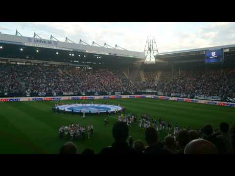 Opkomst sc Heerenveen - PEC Zwolle (1-1)