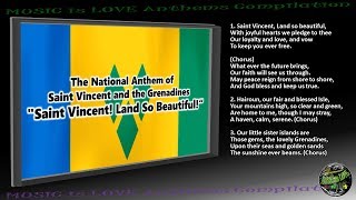 Saint Vincent and The Grenadines National Anthem INSTRUMENTAL with lyrics