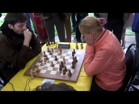 Grischuk - Gunina (1) Moscow Chess Blitz 2013