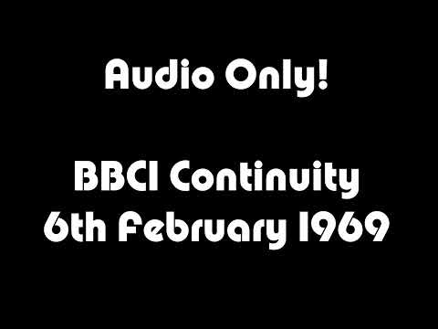 Audio Only - BBC1 Continuity 6th February 1969