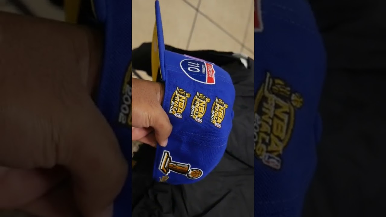 Burlington With The LA Lakers Mitchell & Ness Dynasty Patched Fitted Hat For 12.99