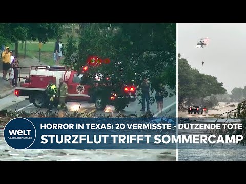 USA: Horror-Sturzflut in Texas - Mindestens 24 Tote & dutzende Vermisste nach Flutkatastrophe