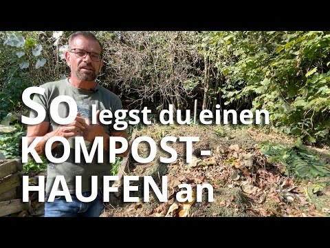 Tipps vom Biogärtner: So legst du einen Komposthaufen an!