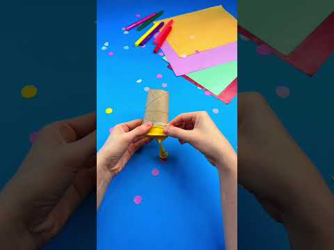 I Built a Clapper from a TOILET SLEEVE for My Kid's Birthday #kidsvideo #hacks