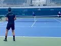 Perfect One handed backhand technique from Patrick Mouratoglou playing Tennis #PatrickMouratoglou