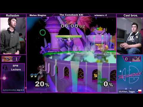 The Comeback 21 SSBM - Roll vs Cast - Winners R1