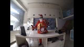 Santa at optica Lepidas - stop motion