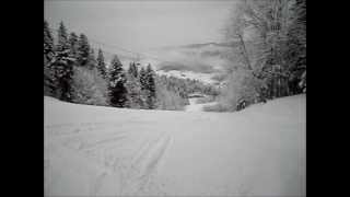 preview picture of video 'Chutes de ski à Méaudre'