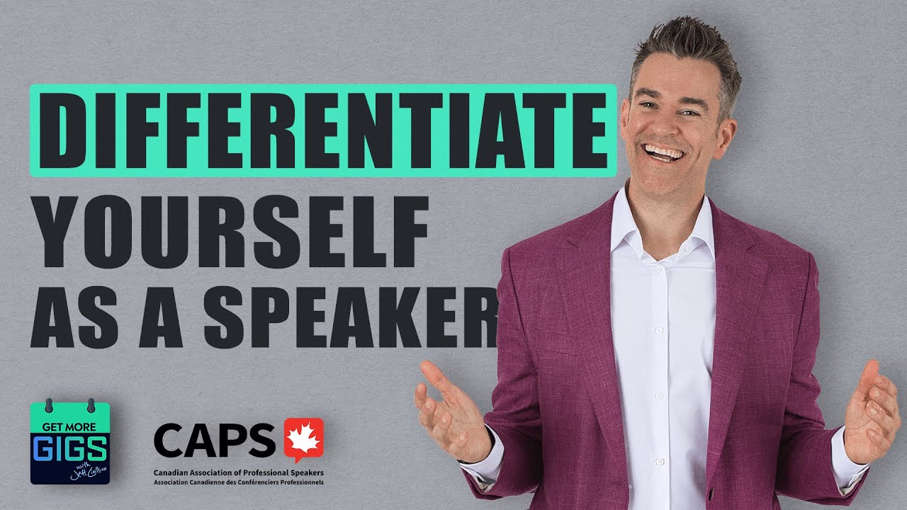 25 Ways to Differentiate Yourself as a Speaker | Jeff Civillico | CAPS Keynote