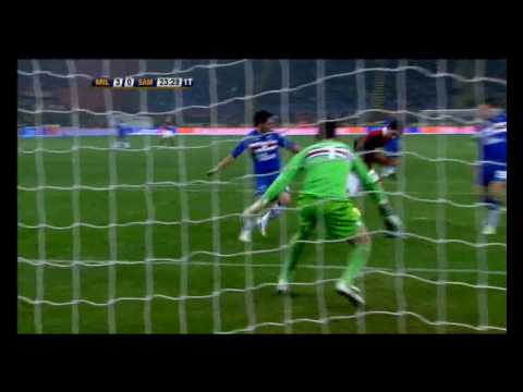 Video gol highlights Milan - Sampdoria 3-0 - 15a giornata Serie A - 05-12-09