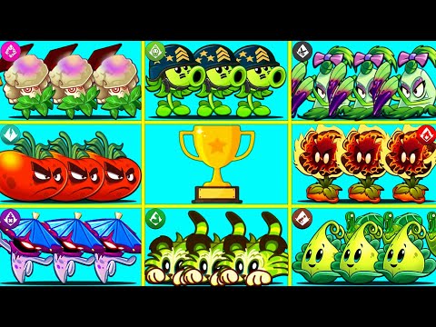 PvZ2 Tournament - 8 Best Plants Battlez - Who Will Win ?