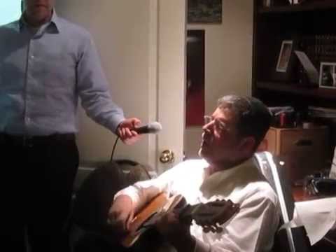 Abie Rotenberg and Yitzchok Rosenthal of Shalsheles singing "Mi K'amcho Yisroel"at a Kumzitz