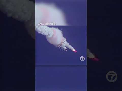 Space Shuttle Challenger disaster January 28, 1986: Original Eyewitness News coverage #shorts