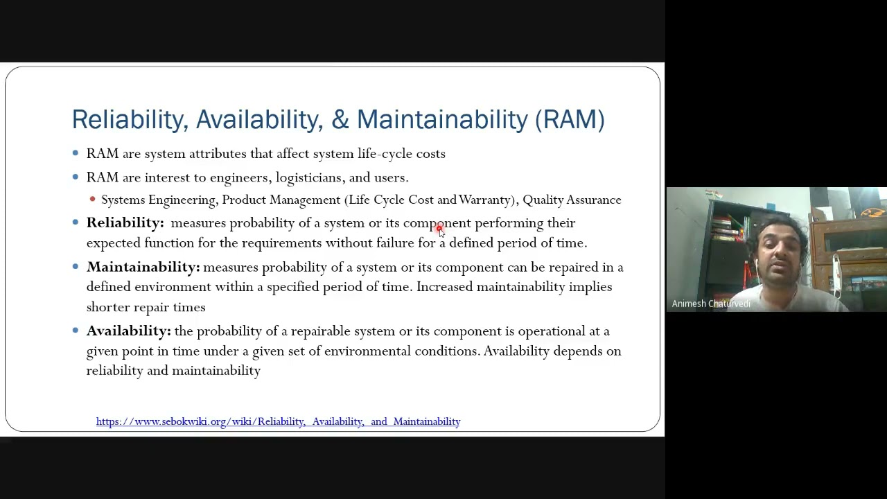 5.2 System “ilities” (Reliability, Availability, Maintainability, and Changeability)