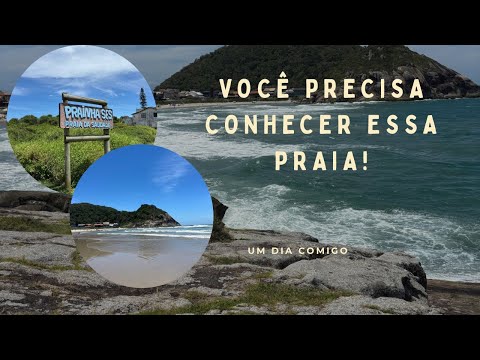 Passei o dia na Prainha de São Francisco do Sul – um dos lugares mais lindos de SC! 🌊🐚⛱️