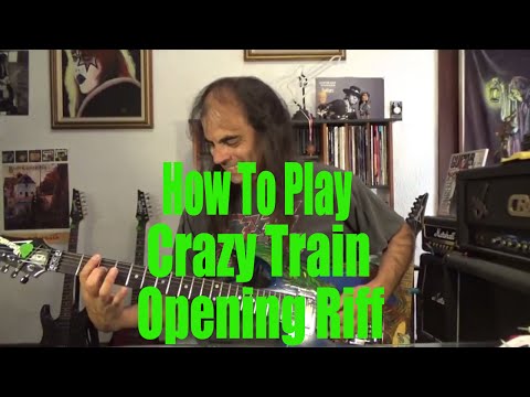 How To Play Ozzy Osbourne Crazy Train Opening Riff