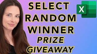 How to Randomly Select a Winner for a Prize Giveaway Using Excel