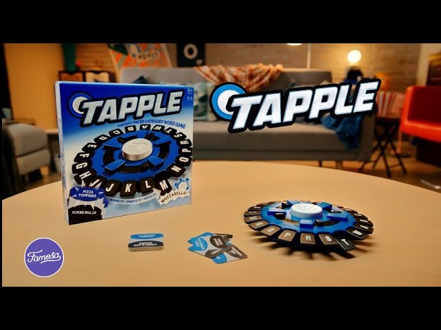 Vídeo relacionado con TAPPLE Juego de Palabras de Ritmo rápido en Español, Juego de Mesa, Juego para Adultos y Niños, 144 categorías en 36 Tarjetas, Juegos para niños +8 años, 2 a 8 Jugadores, (TAP00000)