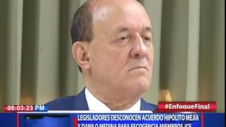 Legisladores desconocen acuerdo Hipólito Mejía y Danilo Medina para escogencia miembros JCE