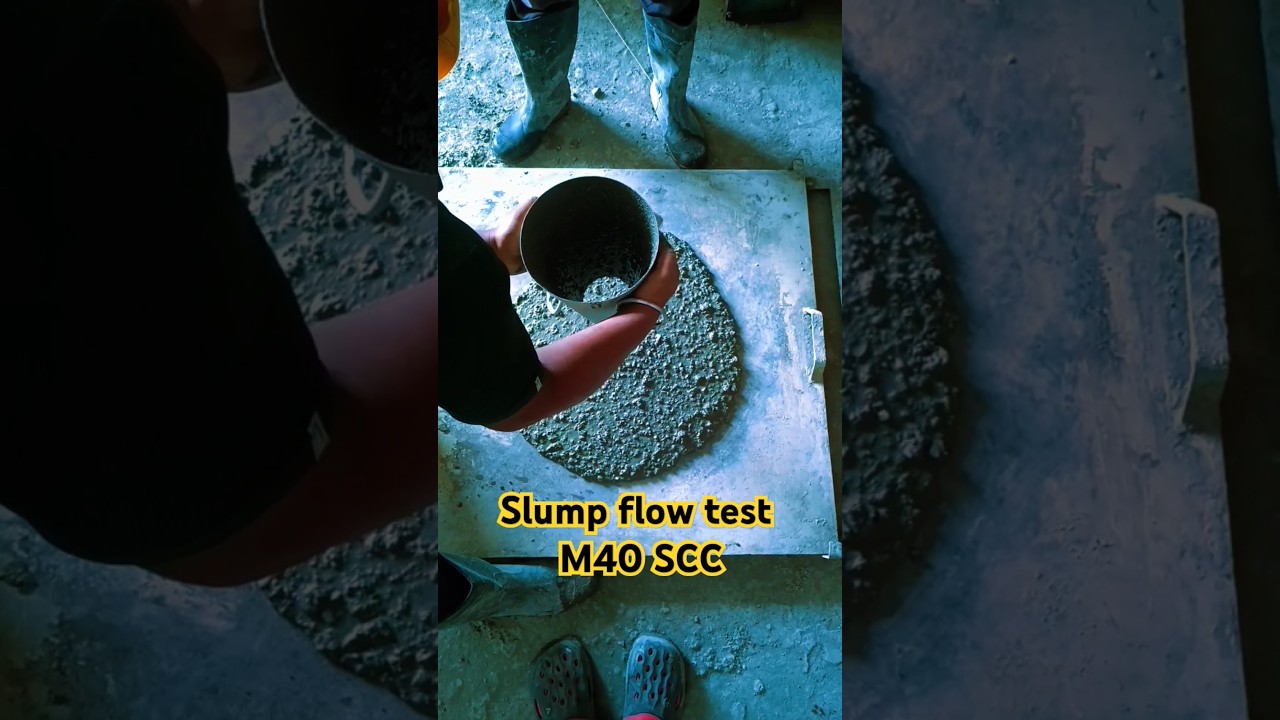 Slump Flow Test: A Visual Guide