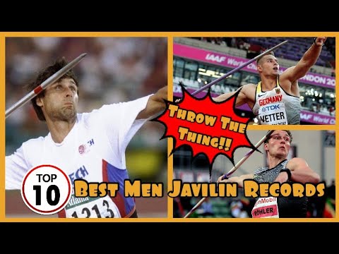 Top Ten Best Men Javelin Records