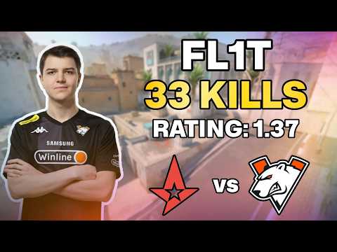 💥 FL1T POV: DUST2 DESTRUCTION vs Astralis! | PGL Astana 2025