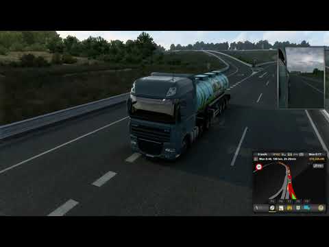 SPEED TEST - DAF XF105 Super Space 510HP 12 Speed - ETS2 1.45 - #ets2 #daftrucks