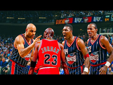 The Day Michael Jordan DESTROYED Charles Barkley, Hakeem Olajuwon & Clyde Drexler
