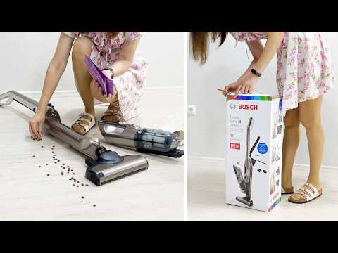 Bosch Flexxo Serie 4 Unboxing & Erster Test ✨Die leise Power! | ASMR Reinigung