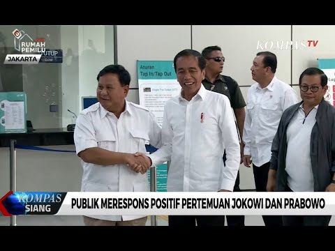 Pertemuan Jokowi dan Prabowo Mendapat Respons Positif