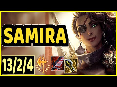 SAMIRA VS KAI'SA - 13/2/4 KDA ADC GAMEPLAY CHALLENGER I
