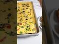 Sheet Pan Egg Scramble 🥚 #breakfastideas #shorts #eggs