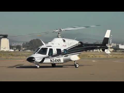Bell 222 landing and take off