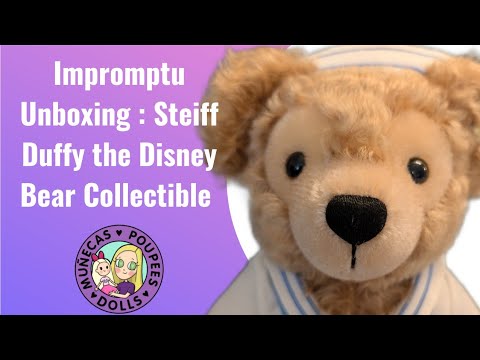 Impromptu Unboxing Steiff Duffy the Disney Bear Collectible 