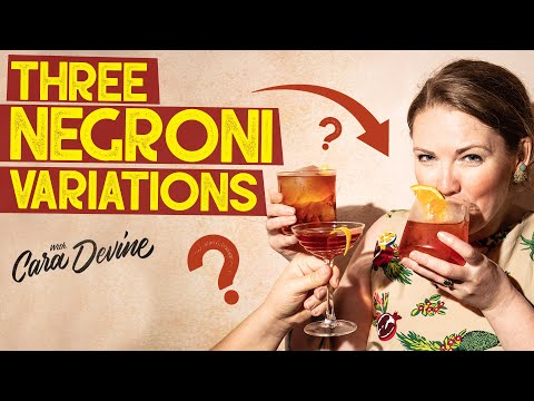 Three DELICIOUS NEGRONI Variations!