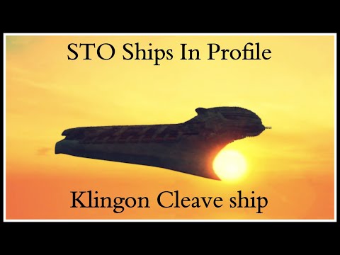 STO Ships In Profile   Klingon Cleave ship