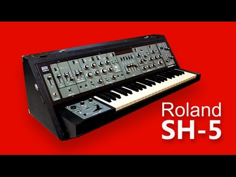 ROLAND SH-5 Analog Synthesizer 1976 | HD DEMO